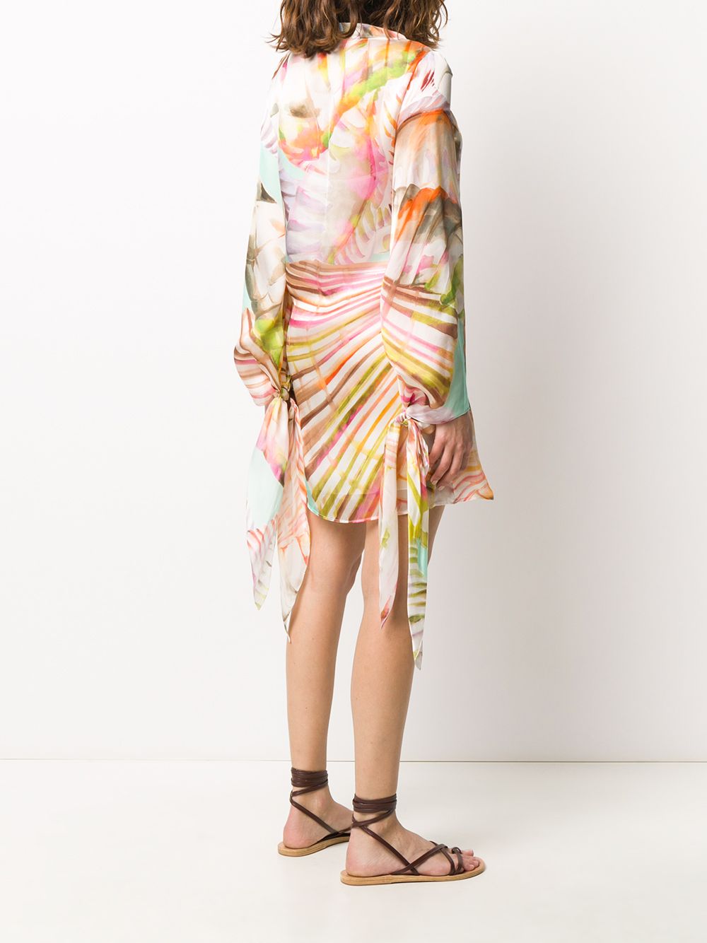 фото Blumarine abstract print shift dress