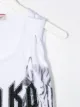 Pinko Kids تيشيرت بدون أكمام وبشعار الماركة