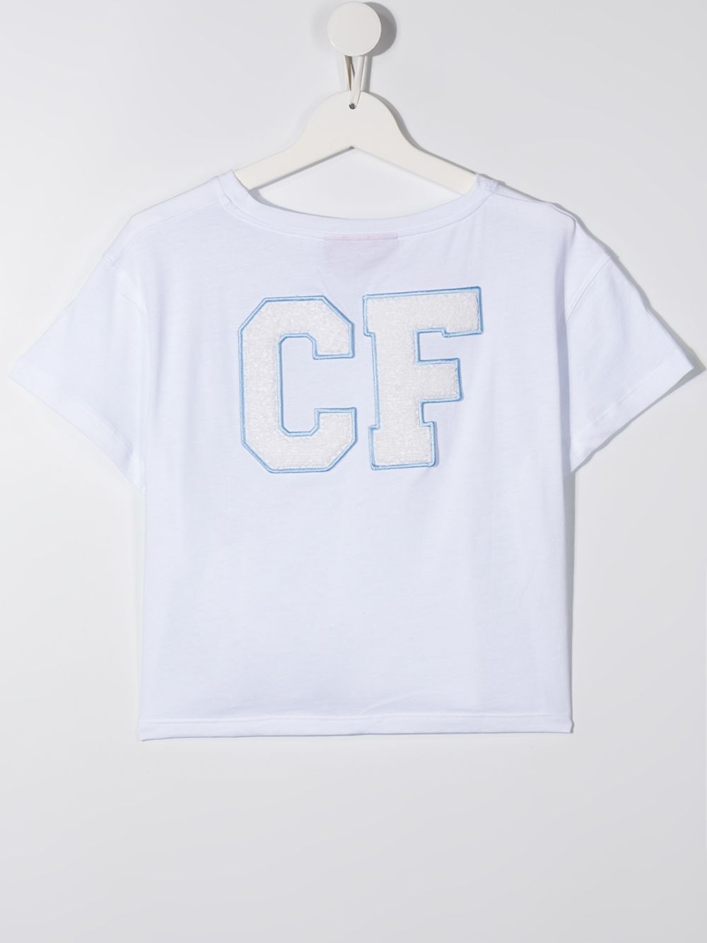 фото Chiara ferragni kids teen embellished logo t-shirt