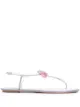 Image 1 of René Caovilla heart rhinestone embellished sandals