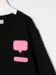 Chiara Ferragni Kids سويت شيرت مزين بشارة