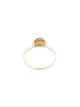 Image 1 of Natalie Marie 9kt yellow gold quartz Millgrain Half Moon ring