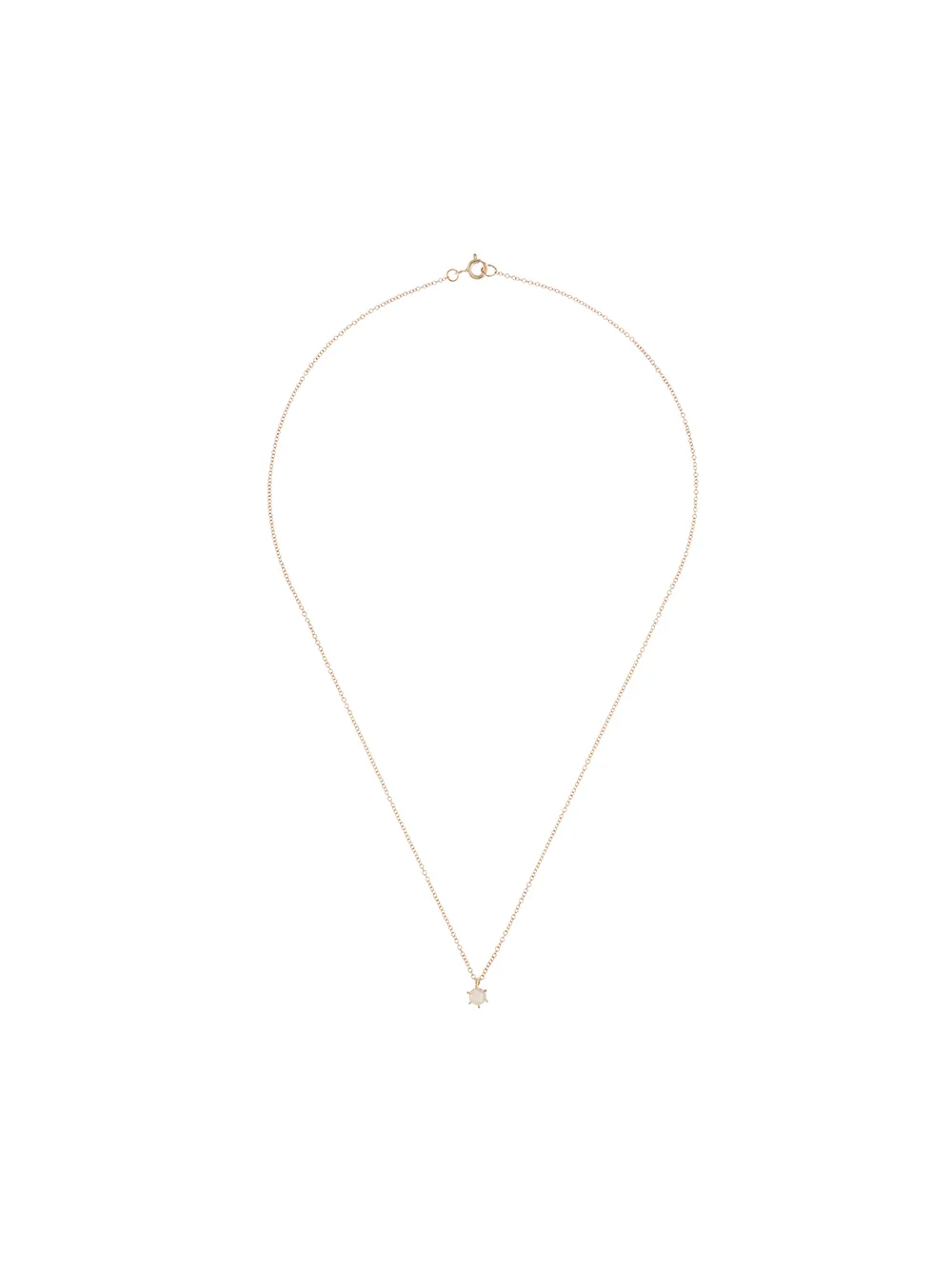 Natalie Marie колье из желтого золота с подвеской