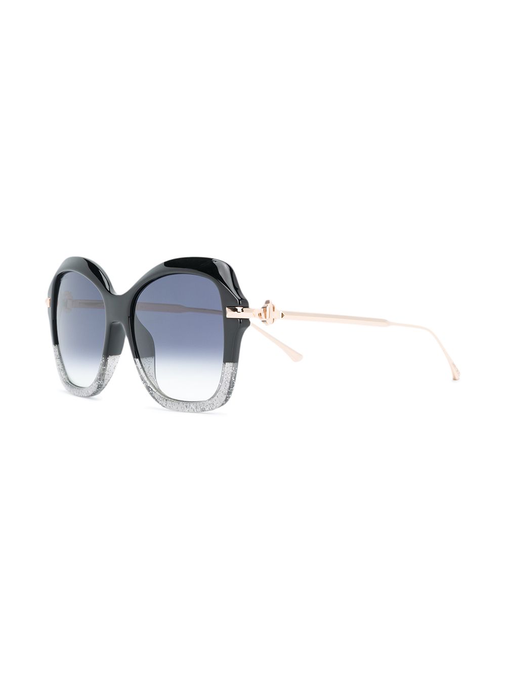 фото Jimmy choo eyewear солнцезащитные очки tessy с блестками