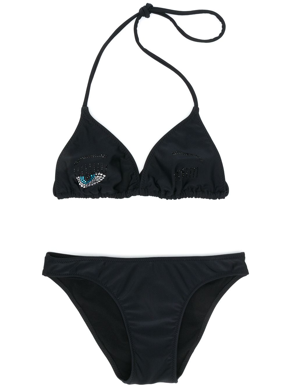 фото Chiara ferragni kids teen flirting embellished bikini