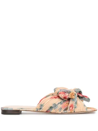 daphne knot flat sandal gold