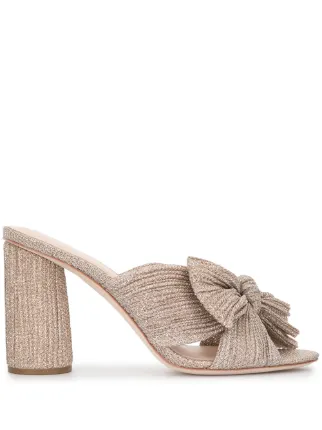 loeffler randall penny knot mule gold