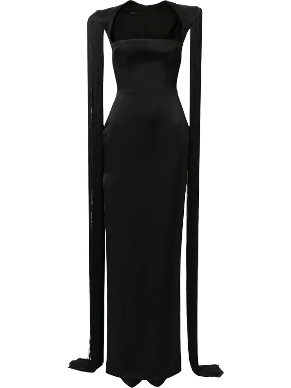 alex perry black gown