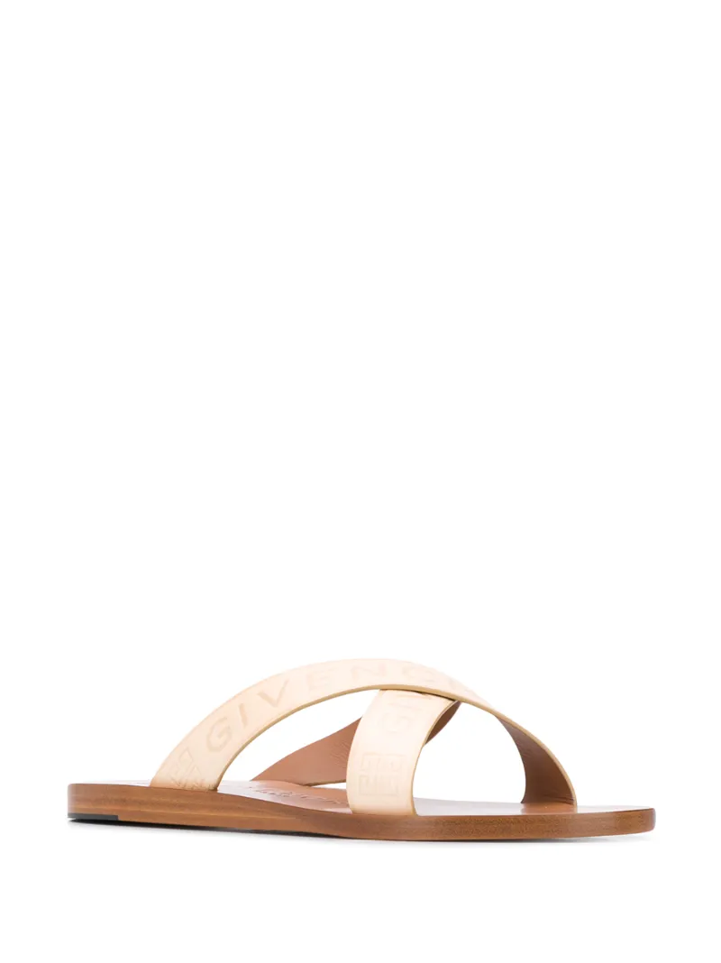 GIVENCHY LOGO STRAP SANDALS