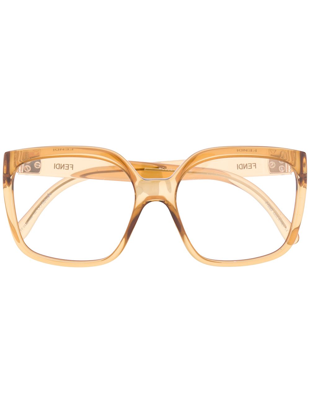 фото Fendi eyewear очки ff0420 ham в квадратной оправе