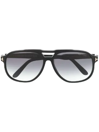 TOM FORD サングラス TOM FORD Eyewear パイロットサングラス | ブラック | FARFETCH JP