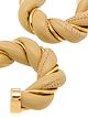 Bottega Veneta twist-hoop bar-pin earrings