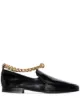 Image 1 of BY FAR Nick chain-anklet leather loafers