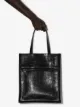 Alexander McQueen croc effect tote bag