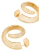 Bottega Veneta gold-plated sterling silver earrings