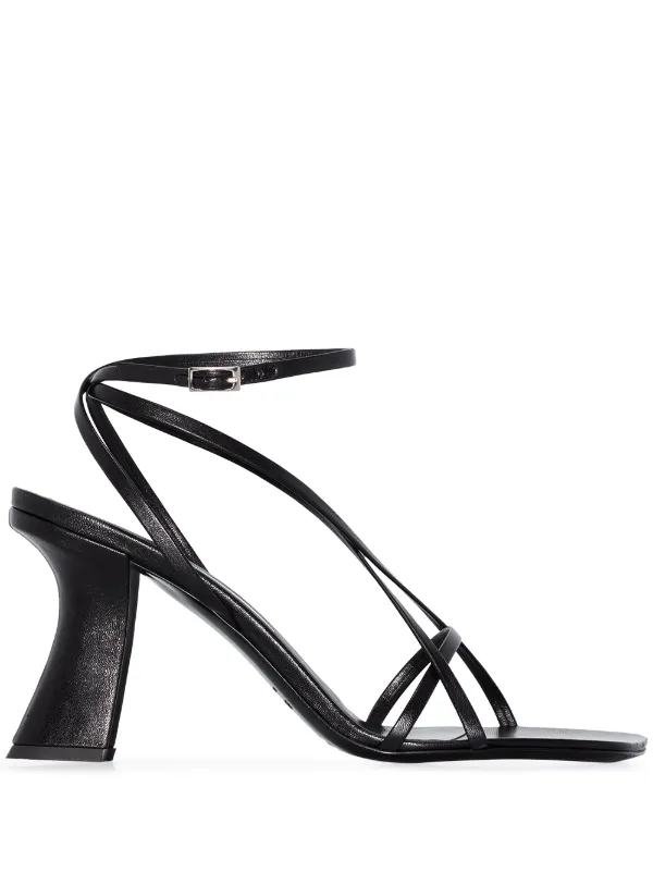 by far black sandals