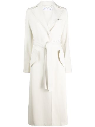 off white women's trench coat