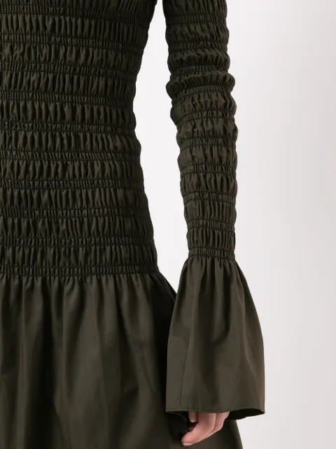 front slit sheath dress