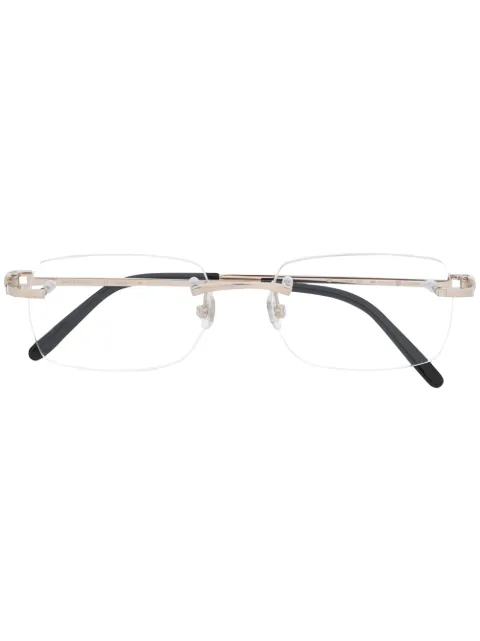 Cartier Eyewear rectangular frame glasses