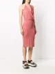 Rick Owens Lilies فستان ميدي بثنيات