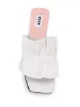 MSGM ruched square-toe sandals