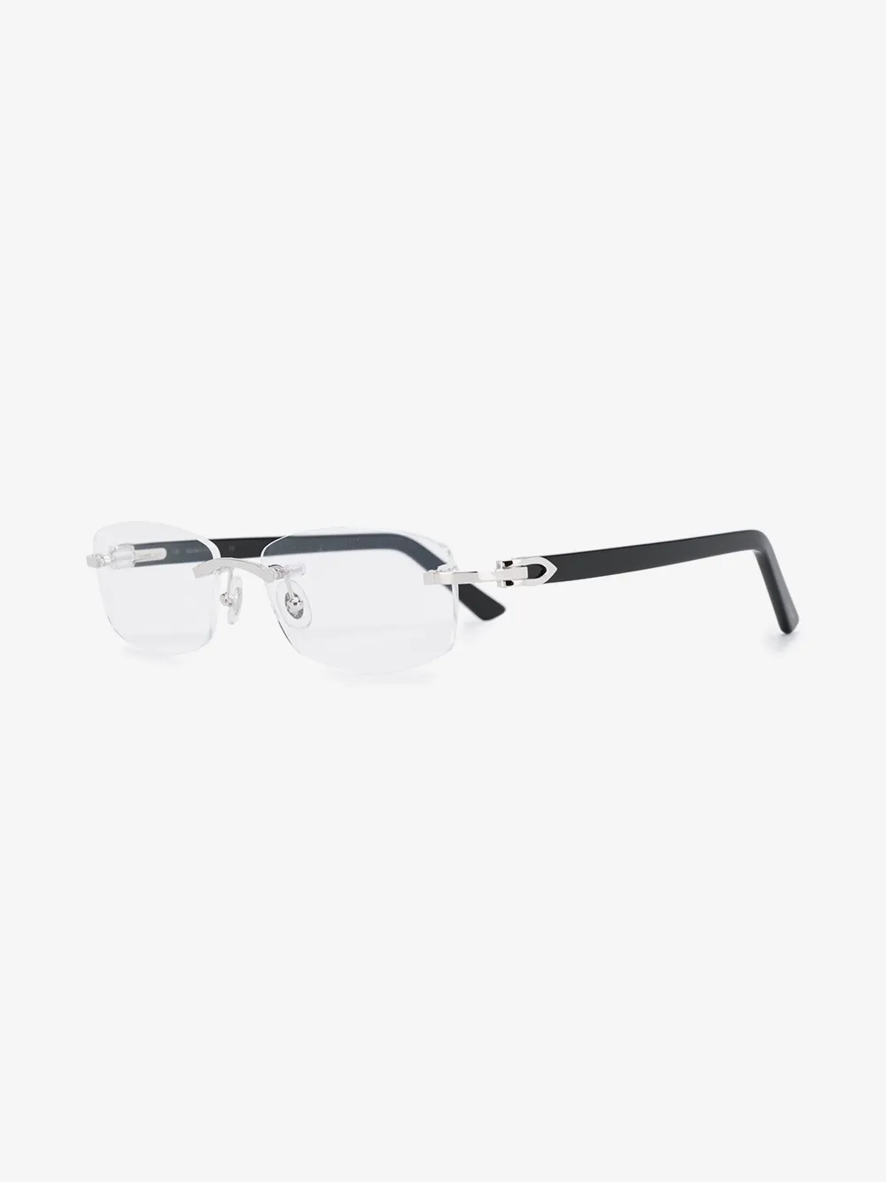 Cartier Eyewear rectangular-frame glasses | Men | Image 2