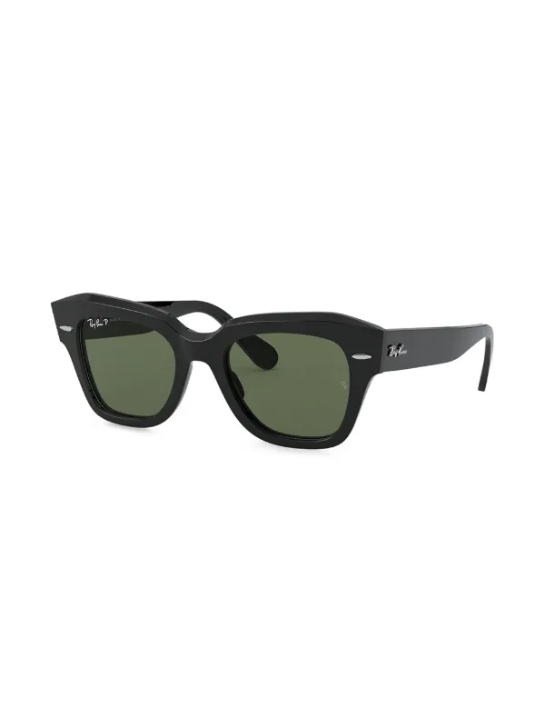 Ray-Ban State Street Sunglasses Black FARFETCH FI