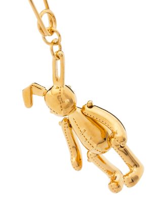 gold-plated bunny charm earring展示图