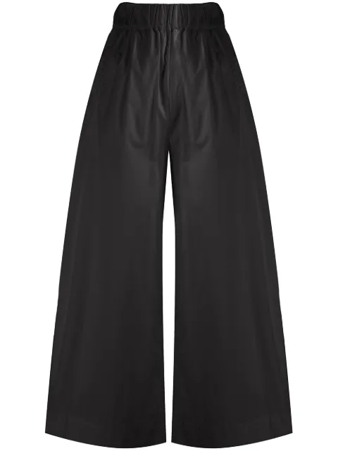 Woolrich pantalon ample à taille haute
