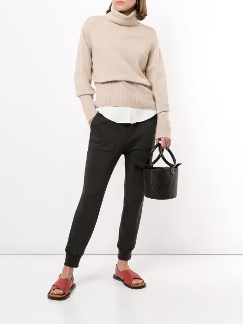 slouchy track pants