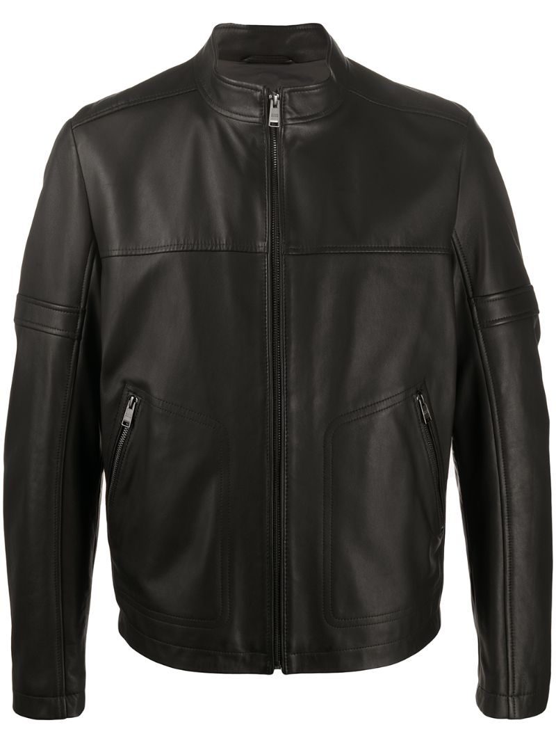 HUGO BOSS ZIPPED BIKER JACKET