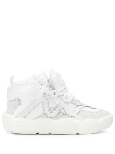 Off-White high-top leather sneakers