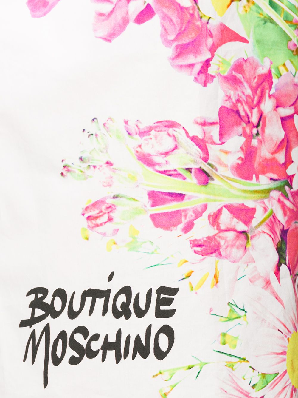 фото Boutique moschino платье-трапеция с цветочным принтом