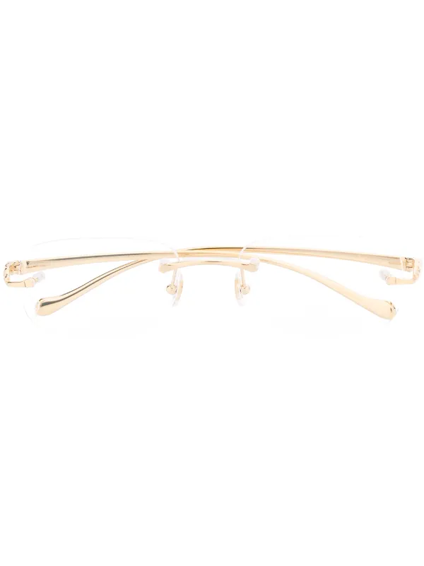 メガネ Cartier Cartier - CT0158O - 002 gold gold transparent 15301463_27139015_600.jpg