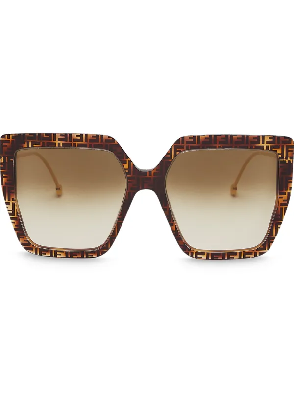 fendi square sunglasses
