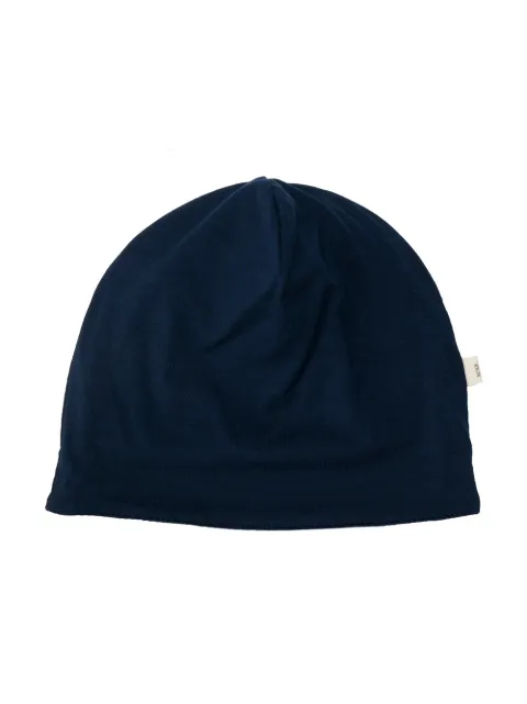 Knot merino wool contrast lining hat