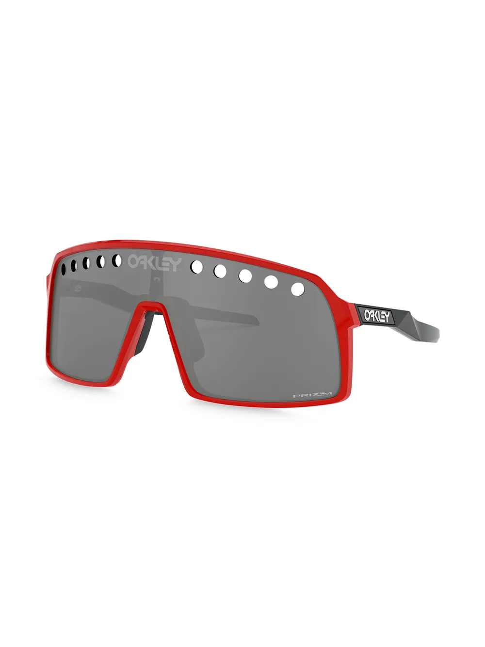 Oakley Zonnebril met logo Rood