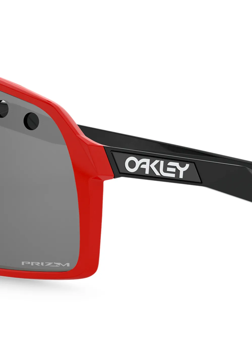 Oakley Zonnebril met logo Rood