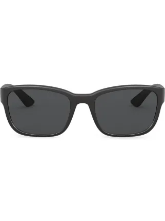 Prada Linea Rossa rectangular-frame Sunglasses - Farfetch