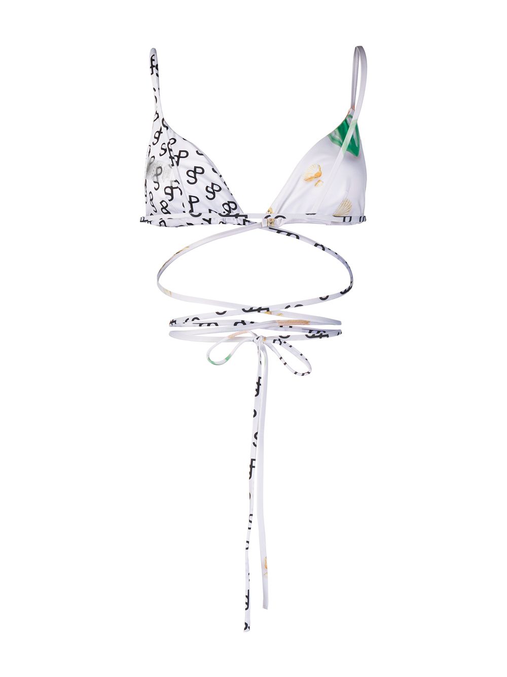 фото Saks potts seashell print bikini top