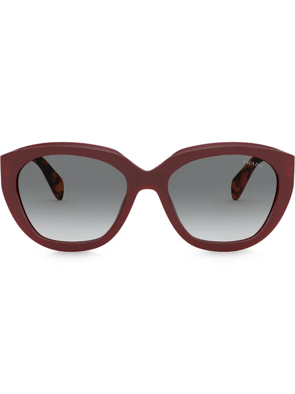 prada burgundy sunglasses