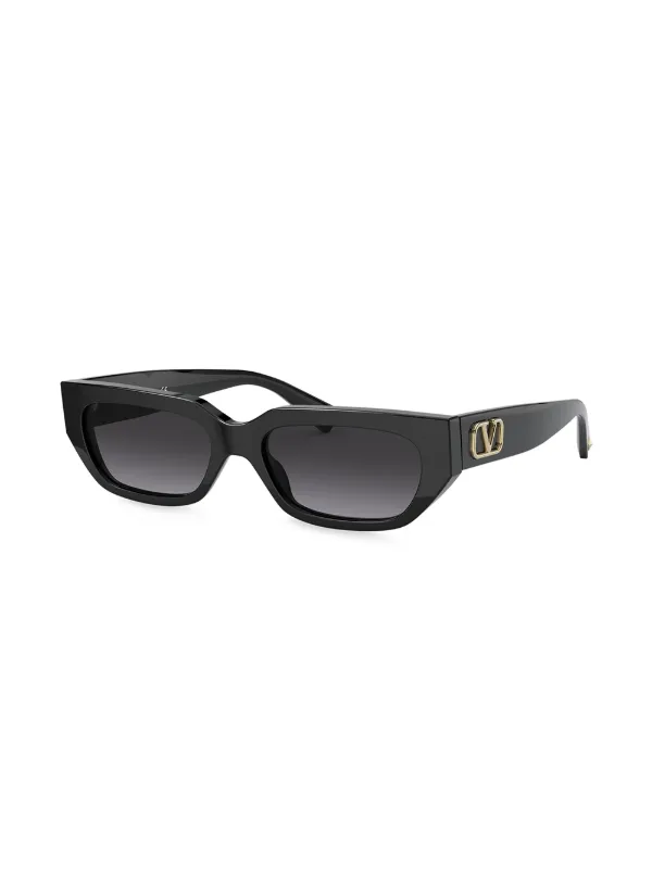Valentino Eyewear Occhiali Da Sole Rettangolari VLOGO - Farfetch