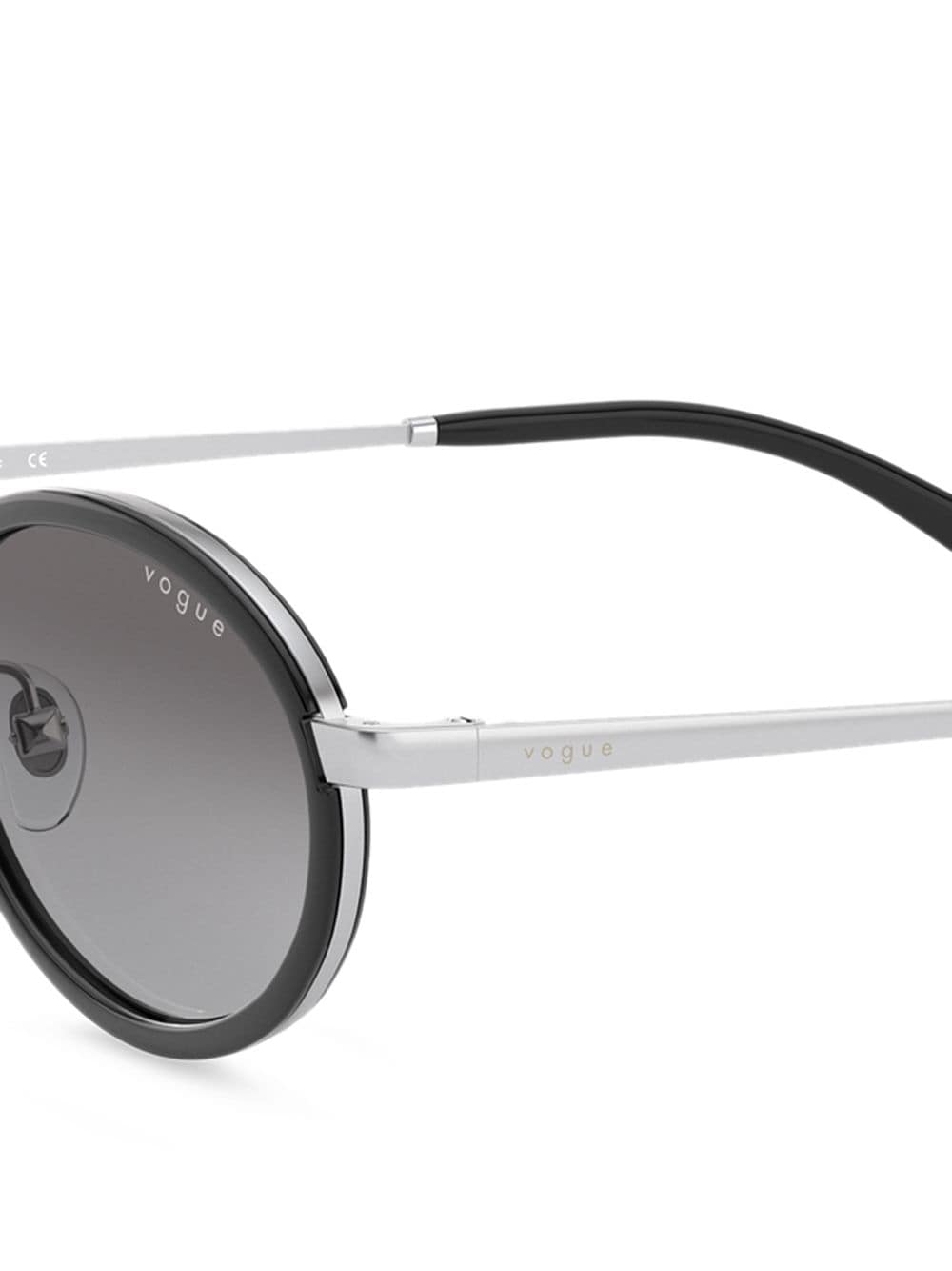 Shop Vogue Eyewear X Millie Bobby Brown Sunglasses In Silver