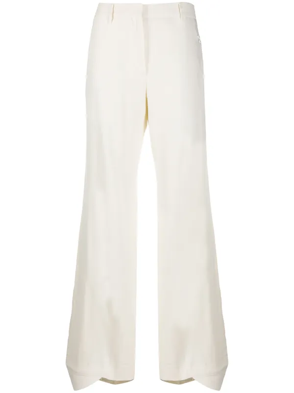 パンツ Off-White Flared Curved Cuff Trousers 15302519_26661266_600.jpg