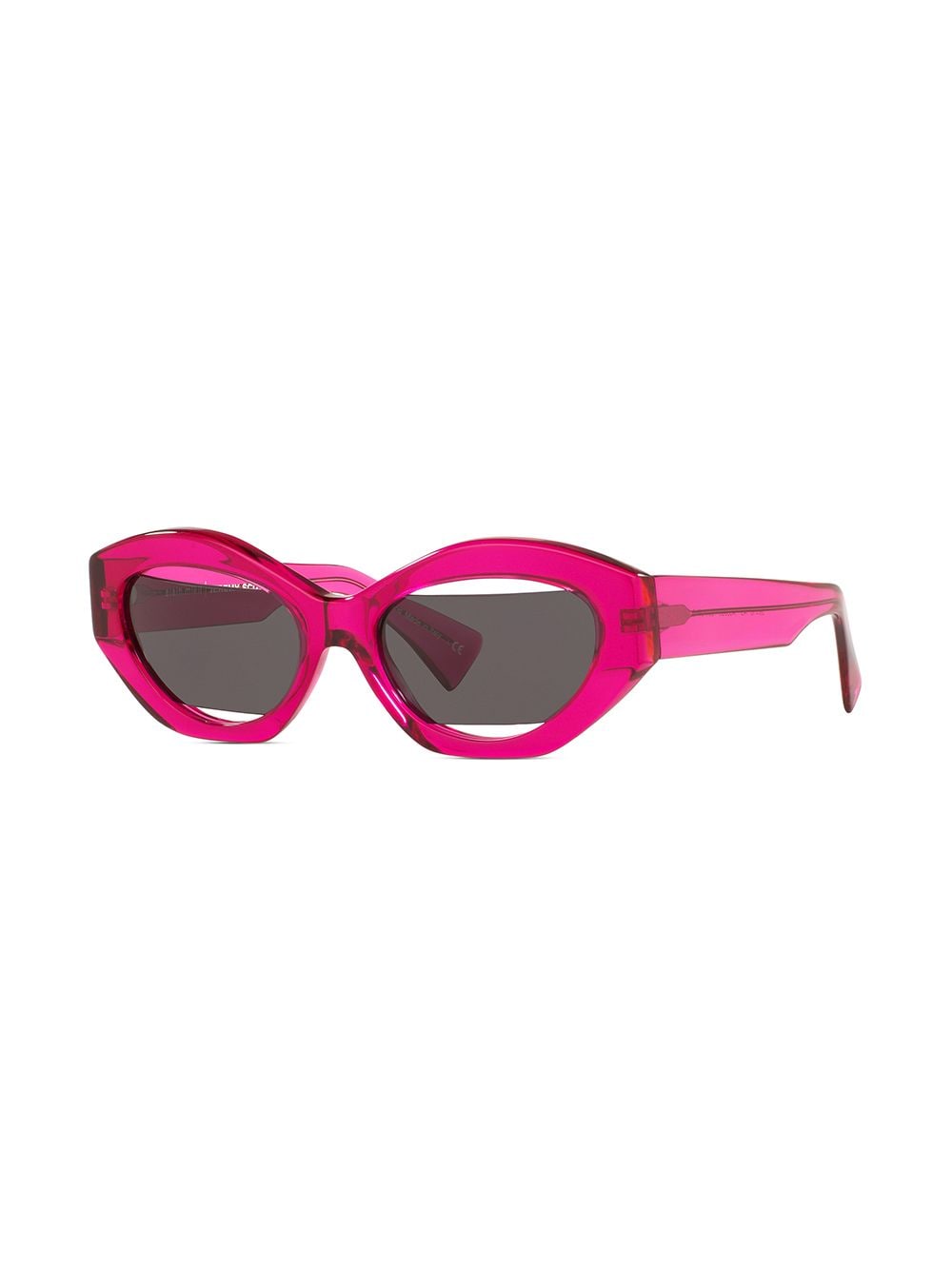 Shop Alain Mikli X Jeremy Scott Cat-eye Sunglasses In Pink