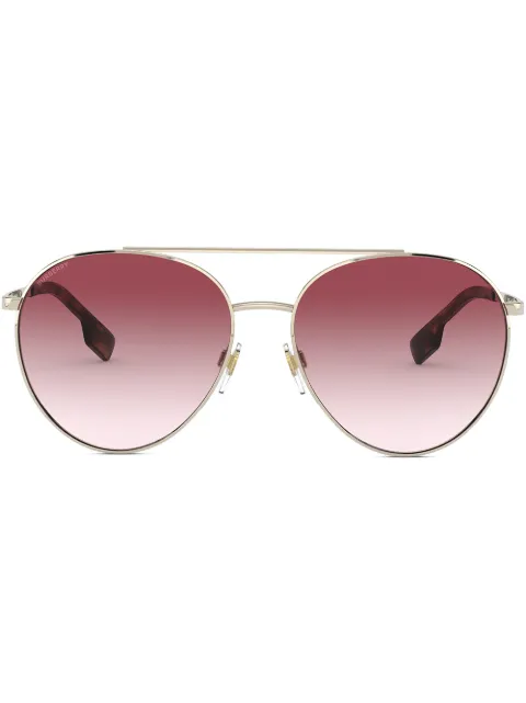 aviator-frame sunglasses