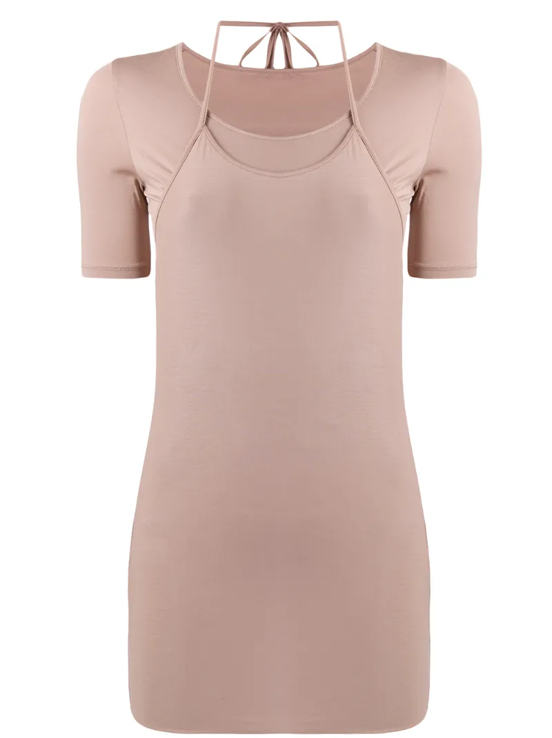 Lemaire Layered Slim-fit T-shirt In Neutrals
