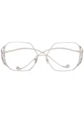 ANNA-KARIN KARLSSON Octagonal optical glasses - Silver