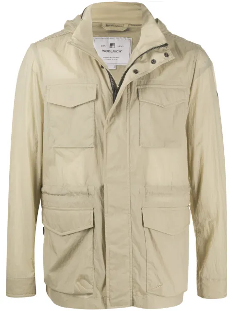 Woolrich patch pockets lightweight jacket