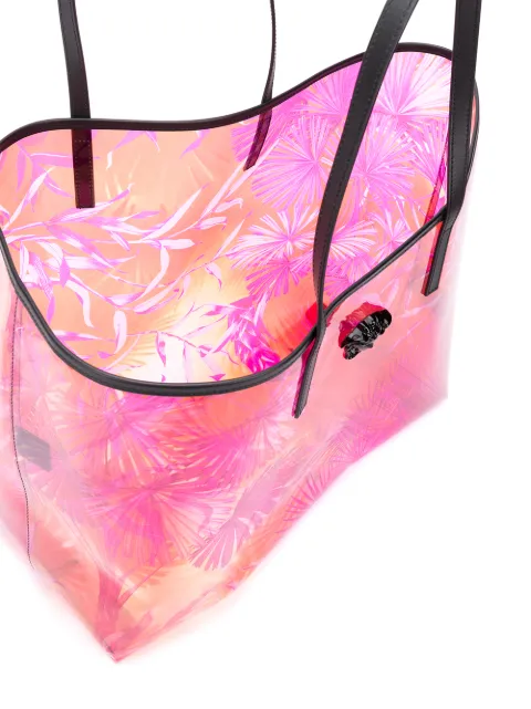 versace clear tote